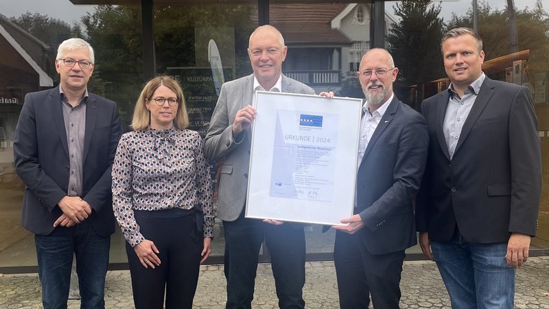 Samtgemeinde Neuenhaus erneut als "Ausgezeichneter Wohnort für Fachkräfte" prämiert