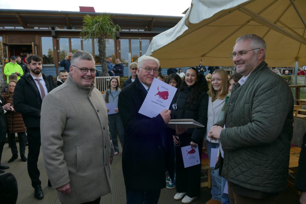 Bundespräsident zu Gast in der Zooschule des Tierpark Nordhorn