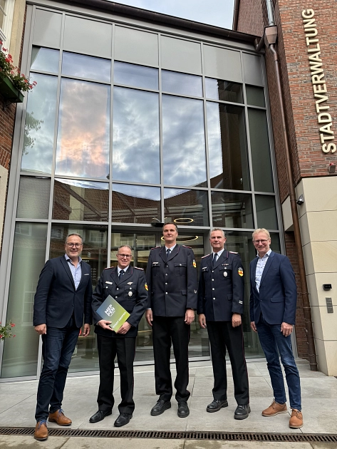 Kai Nogatz zum stellvertretenden Stadtbrandmeister von Meppen ernannt