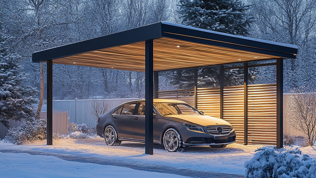 Carports im Winter – Schutz für Fahrzeuge und mehr