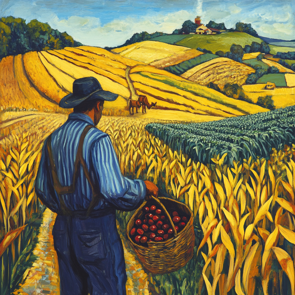 Farmer auf dem Feld (Symbolfoto)