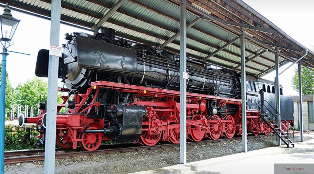 Die Denkmalslok: Zeuge der Eisenbahngeschichte in Salzbergen