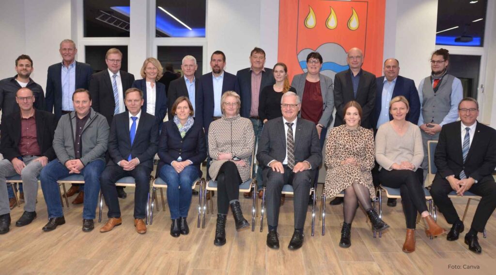 Salzbergens politische Landschaft: Zusammensetzung des Gemeinderats