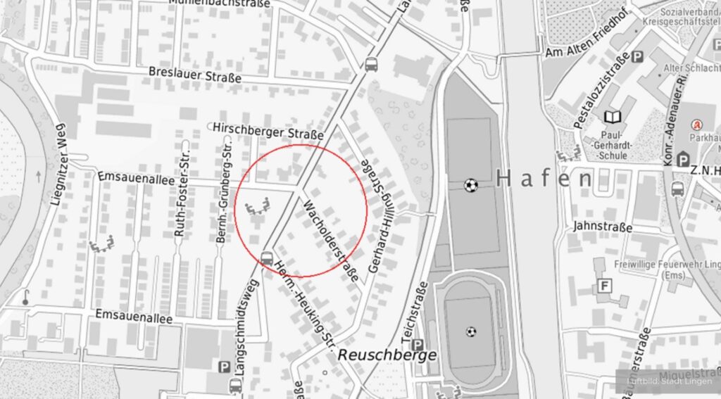 Granatenfund in Lingen: Evakuierung am Langschmidtsweg