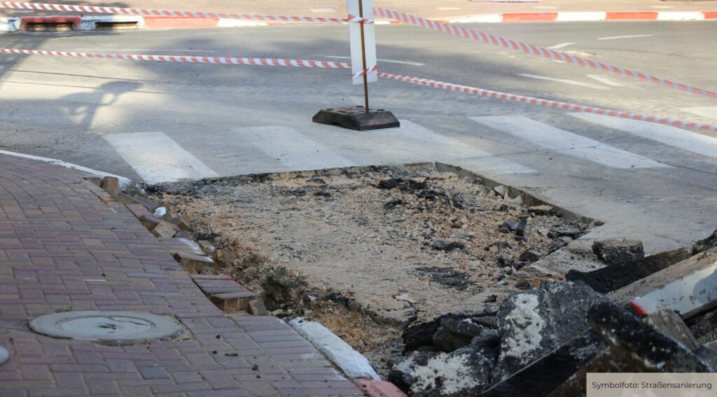 Straßensanierung in Lingen
