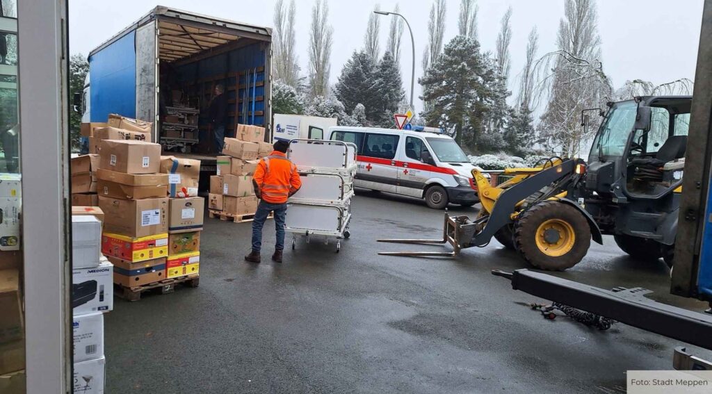 „Menschen brauchen weiter unsere Hilfe“ – 60.000 Euro Hilfsfonds für Ukrainefahrer Lingen