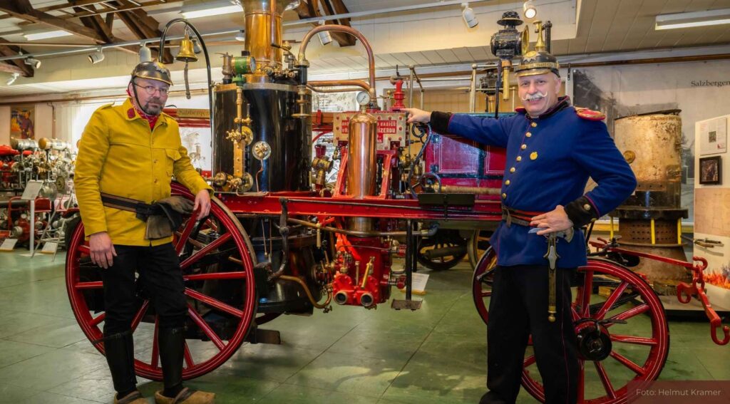 „Allerletzte“ Saison im Feuerwehrmuseum Salzbergen: Noch einmal Geschichte erleben am Overhuesweg