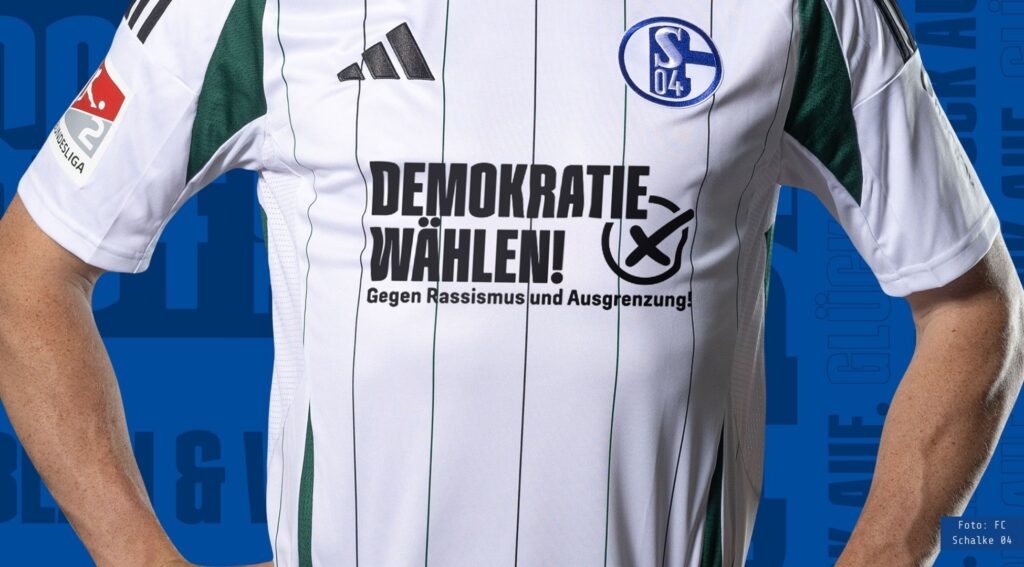 S04 und SV Darmstadt 98 rufen mit gemeinsamer Botschaft zur Teilnahme an der Bundestagswahl 2025 auf