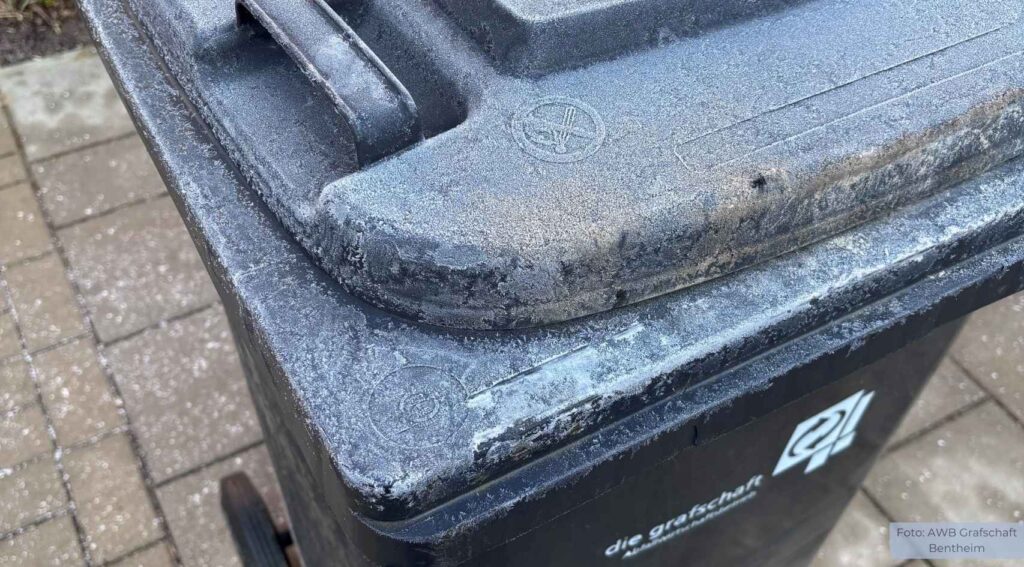 Frost macht Tonnenleerung zum Problem: AWB Grafschaft Bentheim bittet um Mithilfe