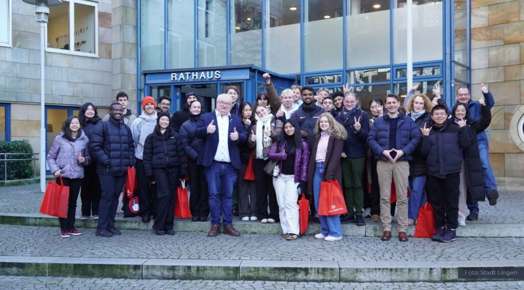 Australische Studierende der Monash University zu Gast im Lingener Rathaus