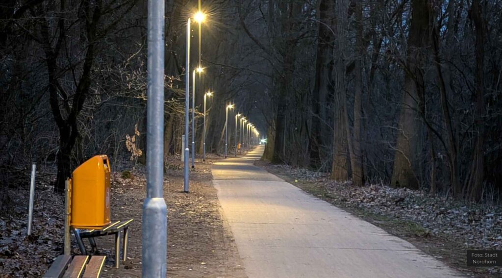 Nordhorn-Almelo-Kanal: Neue „mitlaufende Beleuchtung“ für mehr Sicherheit und Umweltschutz