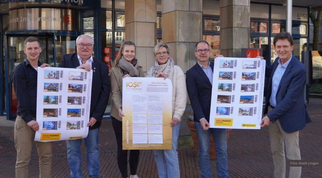 Lingen feiert 1050 Jahre – mit einem eigenen Briefmarkenset