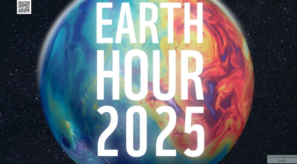 Samtgemeinde Spelle beteiligt sich an der Earth Hour 2025: „Licht aus. Stimme an.“