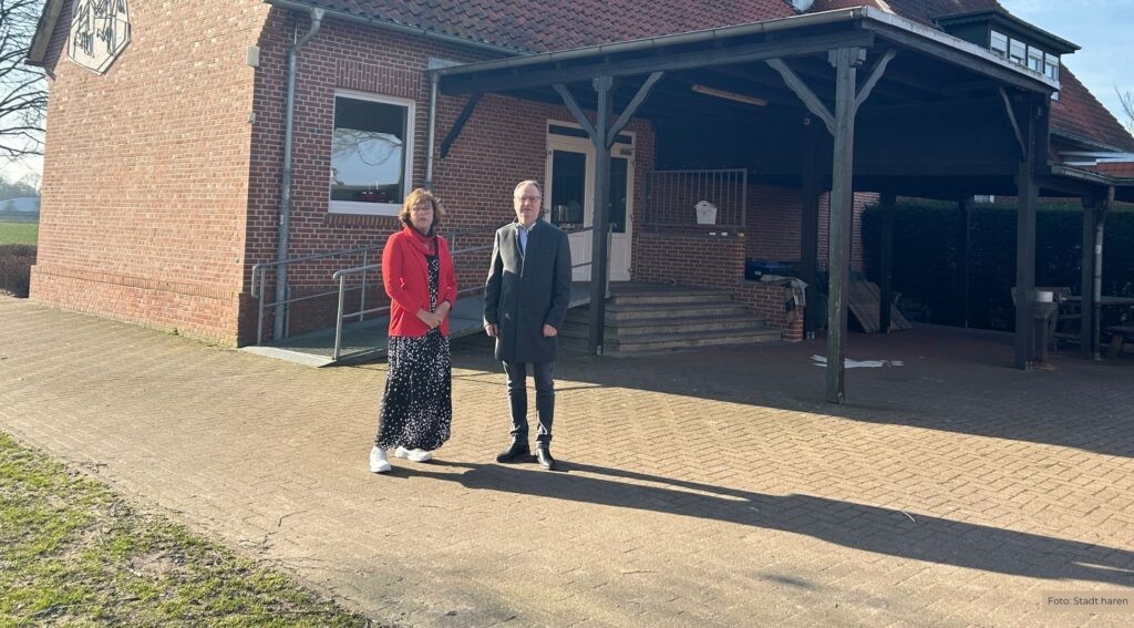 Baubeginn in Landegge: Dorfgemeinschaftshaus „Alte Schule“ wird saniert und erweitert