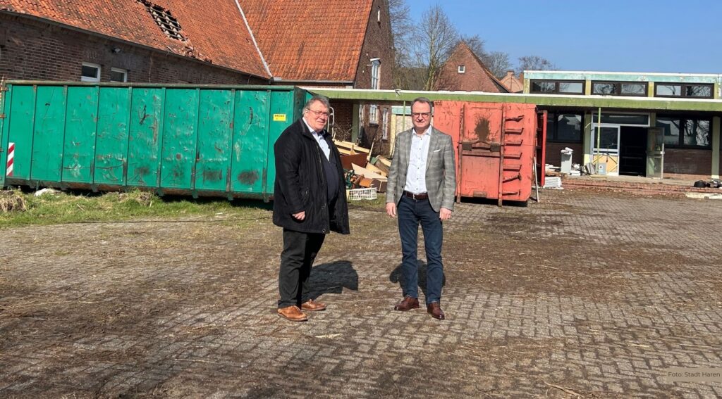 Fortschritte beim Neubau des Dorfgemeinschaftshauses in Rütenbrock