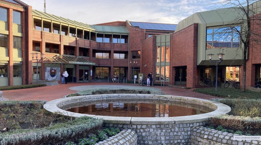 Naturnahe Umgestaltung der Kreishaus-Umgebung in Meppen