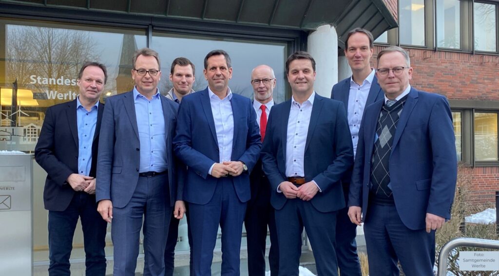Windkraft und Wasserstoff: Minister Lies diskutiert Energiewende in der Samtgemeinde Werlte