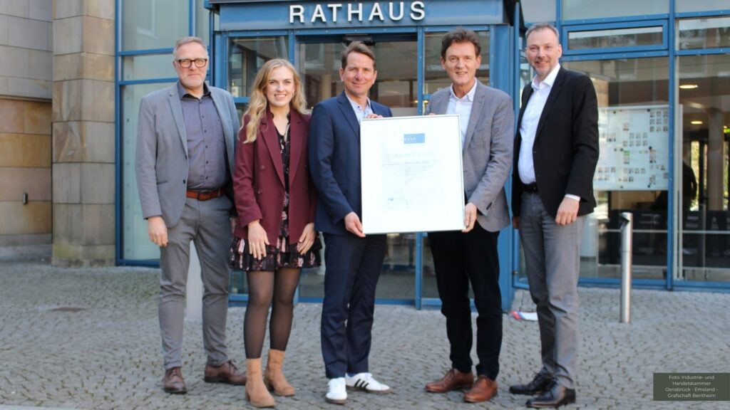 Lingen erneut als „Ausgezeichneter Wohnort für Fachkräfte“ zertifiziert