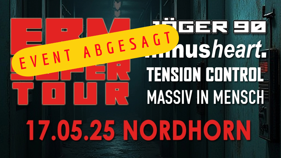 EBM-Super-Tour im Capitol Nordhorn abgesagt – Veranstalter kämpft mit Rückschlägen