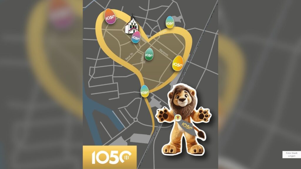 Ostereiersuche mit Aussicht – Stadt Lingen versteckt 50 bunte Eier mit Gewinn