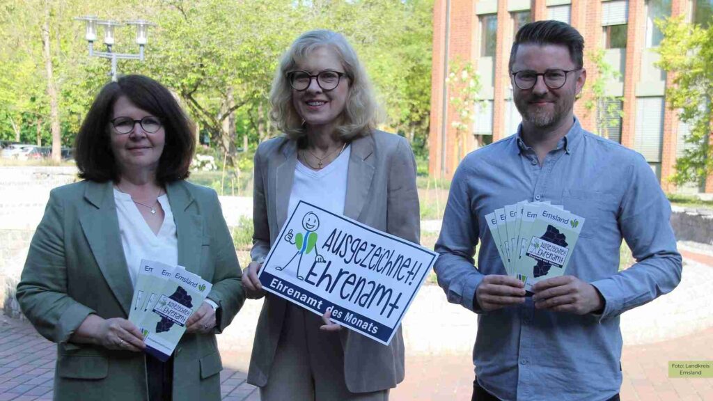 Neue Initiative „Ausgezeichnet!Ehrenamt“ würdigt freiwilliges Engagement im Emsland