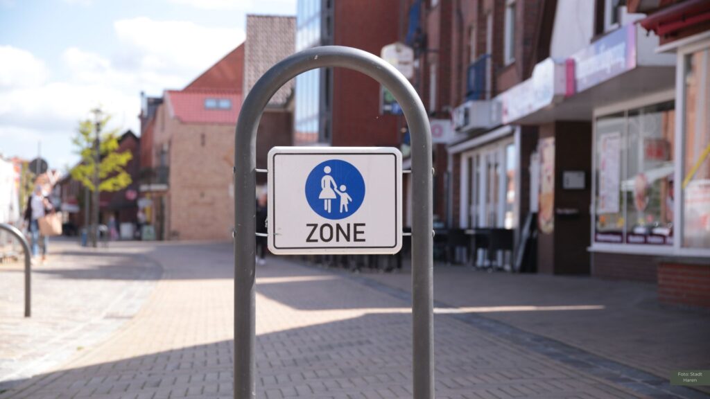 Lange Straße in Haren wieder autofrei – Fußgängerzone bis Oktober