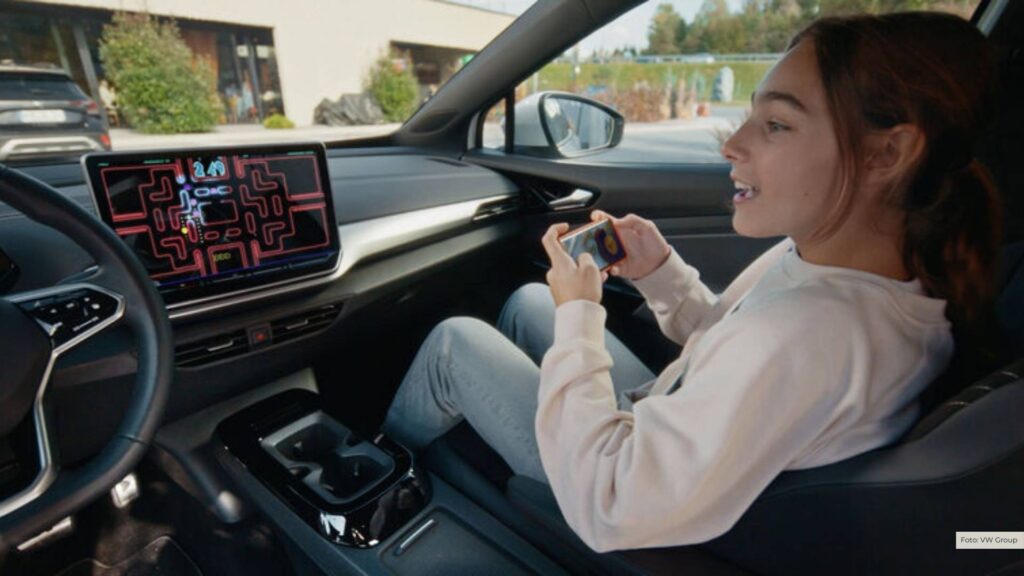 PAC-MAN im Auto: Volkswagen bringt Kultspiel auf das Infotainmentdisplay