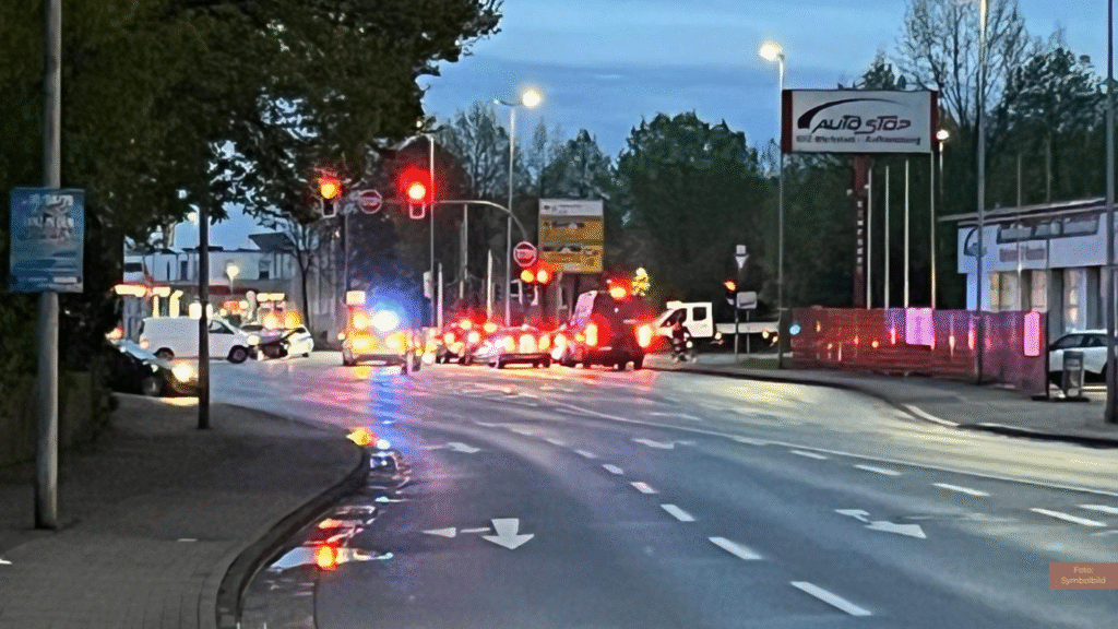 Schwerer Unfall auf der „McDonald’s-Kreuzung“ – Fahrradfahrer verletzt