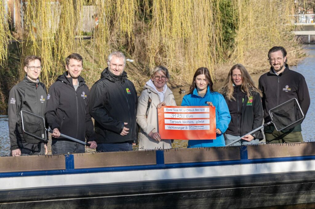 Bildung auf dem Wasser – Round Table 102 unterstützt Zooschule Nordhorn