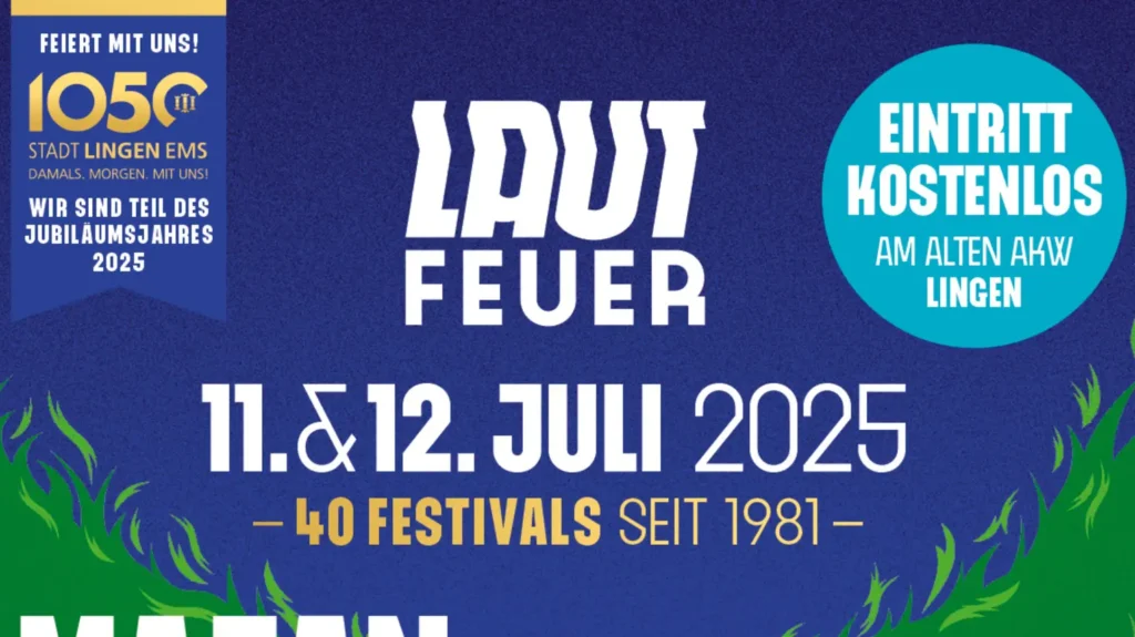 Lautfeuer-Festival 2025: Line-up steht – Zeltplätze jetzt buchbar
