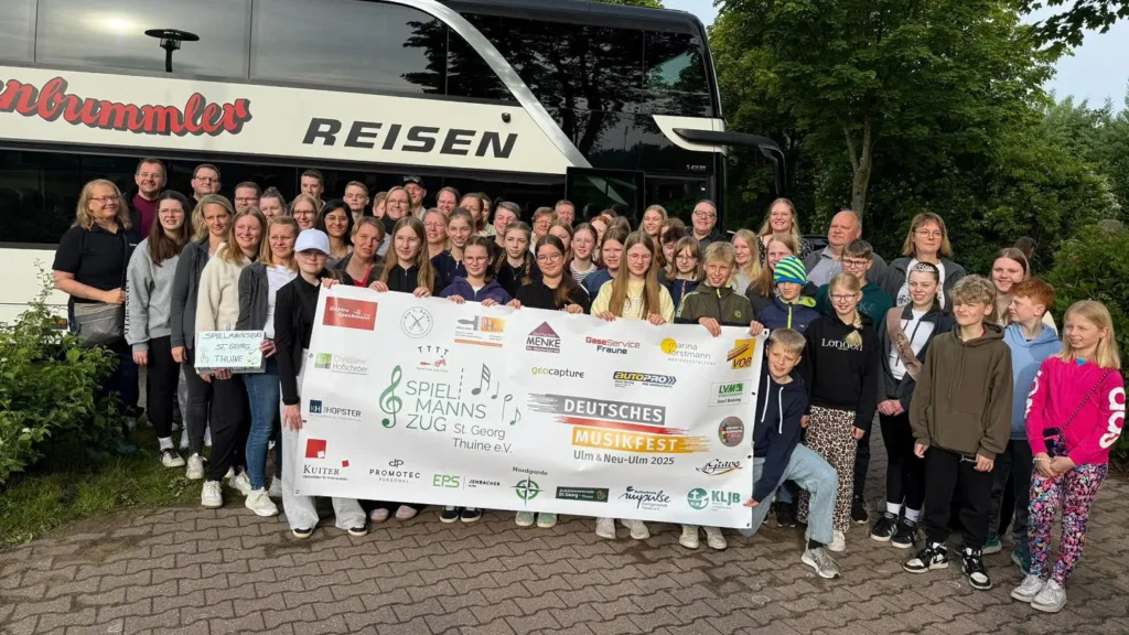Stolz aus Thuine: Spielmannszug reist zum Deutschen Musikfest nach Ulm