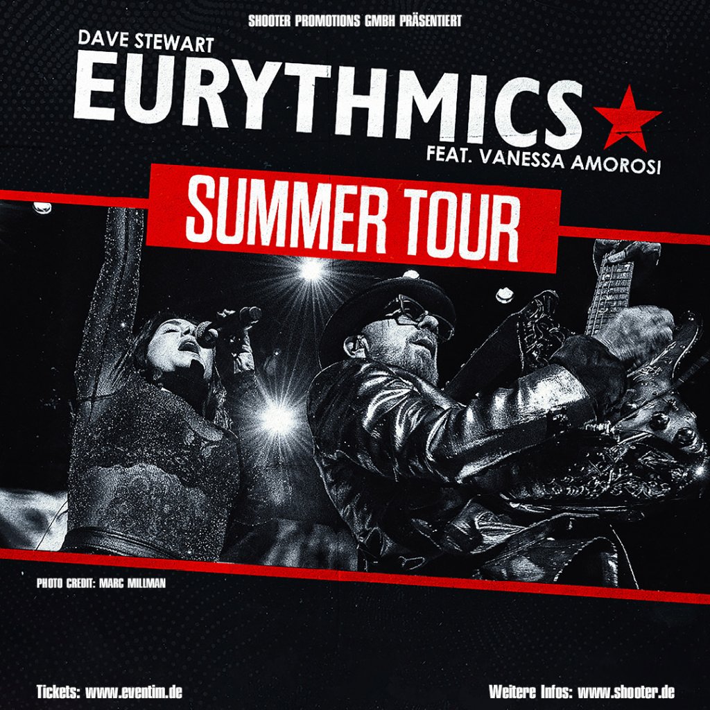 Dave Stewart & Vanessa Amorosi – Eurythmics-Klassiker live in der EmslandArena