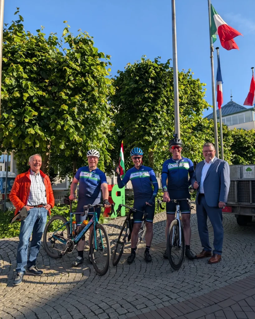 Mit dem Rennrad nach Rieti: Nordhorner setzen Zeichen für europäische Freundschaft