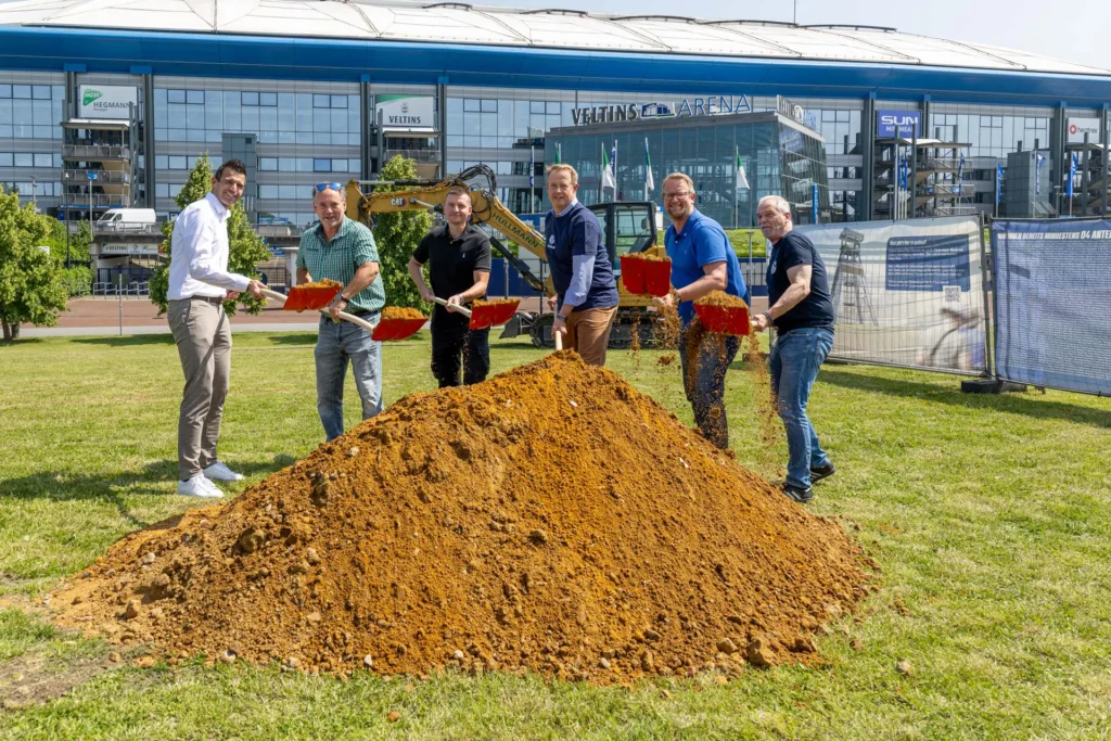 Spatenstich für Förderturm-Denkmal der Fördergenossenschaft Auf Schalke eG