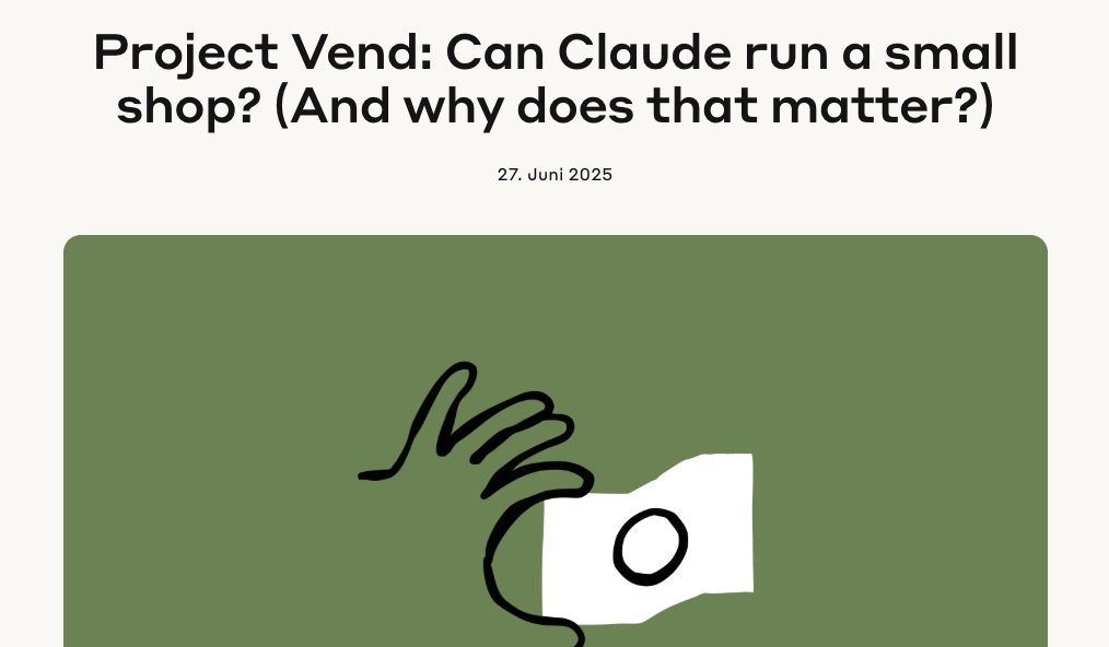 Wenn KI Chefin spielt: Was „Project Vend“ über unsere Zukunft verrät