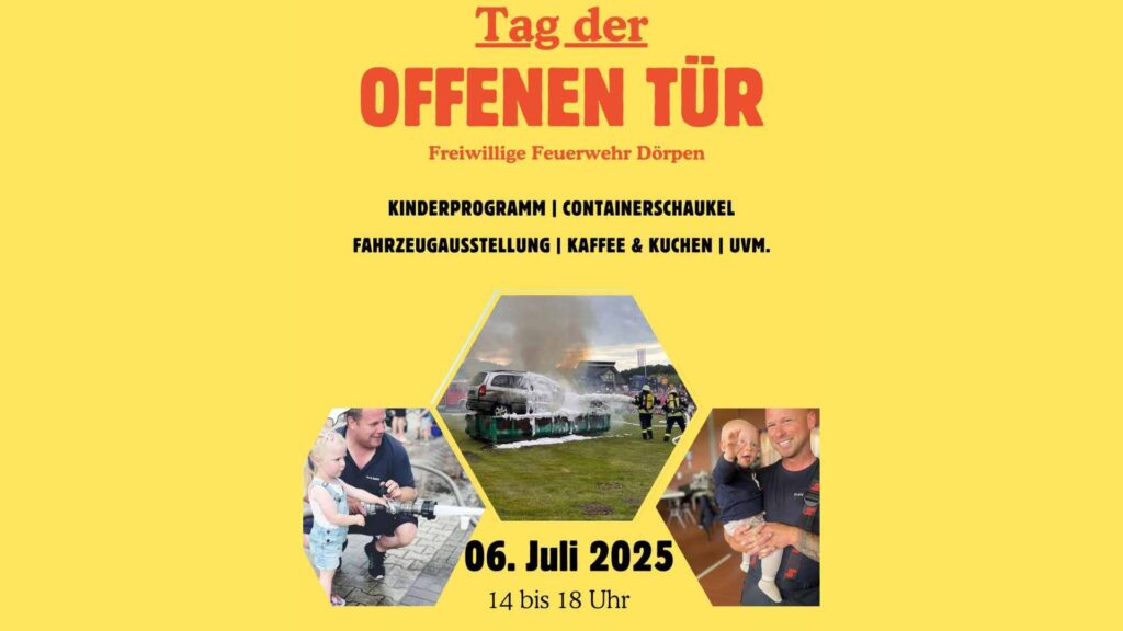 Feuerwehr zum Anfassen – Tag der offenen Tür in Dörpen am 6. Juli