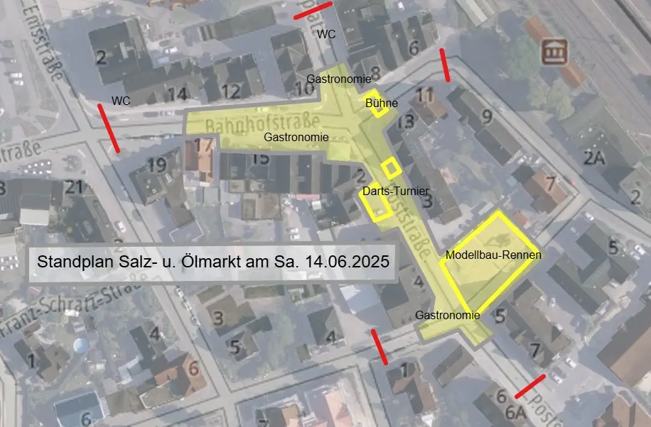 Verkehrsinfos zum Salz- und Ölmarkt in Salzbergen: Straßensperrungen ab dem 13. Juni