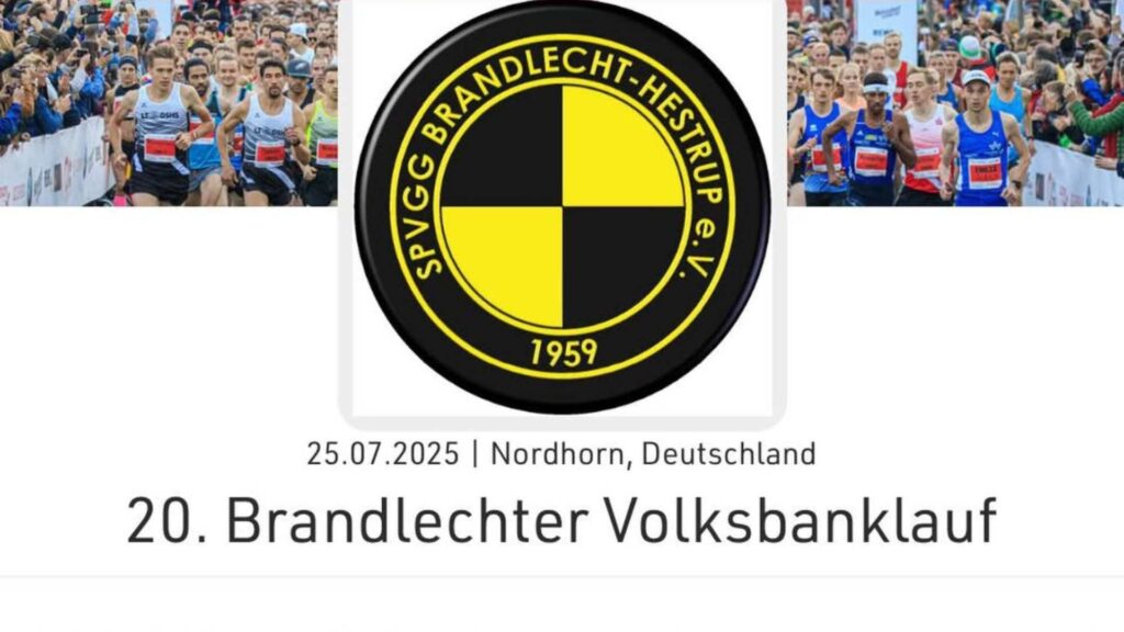 Brandlechter Volksbanklauf 2025 Nordhorn Laufveranstaltung