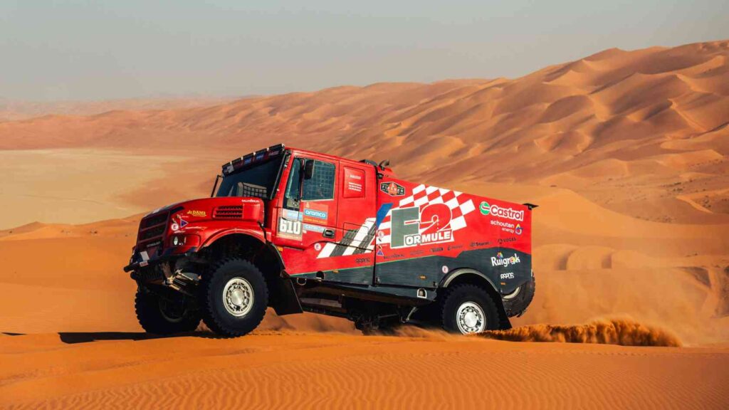 Castrol testet Lkw-Schmierstoffe bei der Baja España Aragón 2025