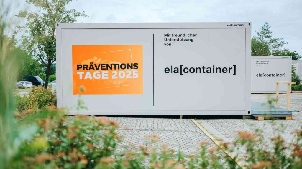 ELA Container unterstützt Präventionstage in Burglengenfeld