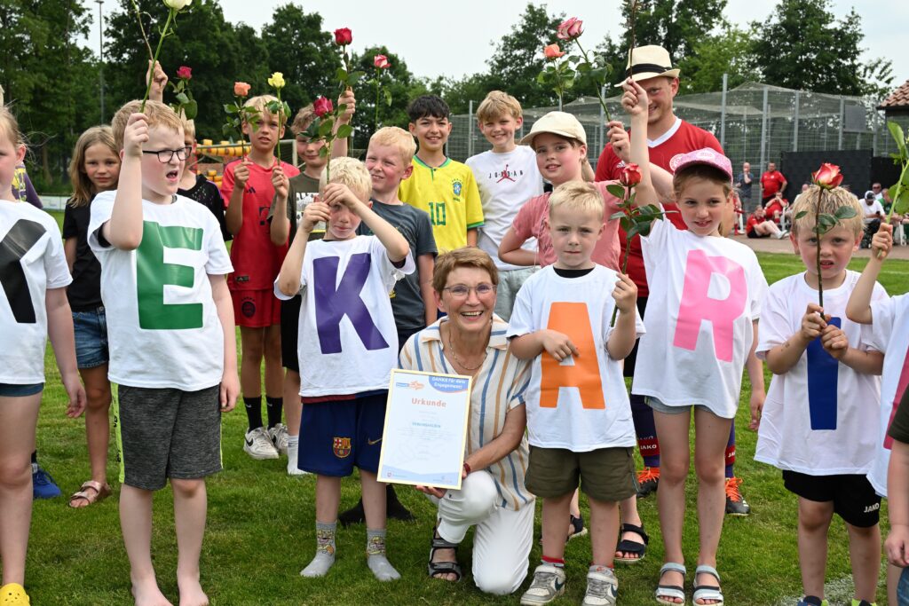 Gersten – Große Überraschung für Karin Gröschner beim Ortspokalturnier