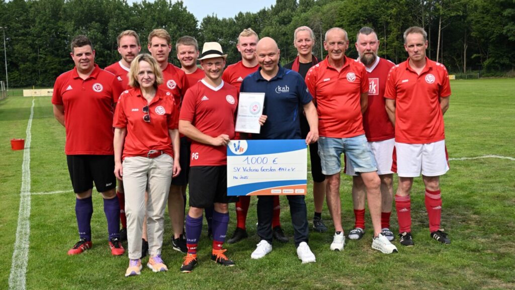Victoria Gersten erhält Auszeichnung als engagementfreundlicher Verein