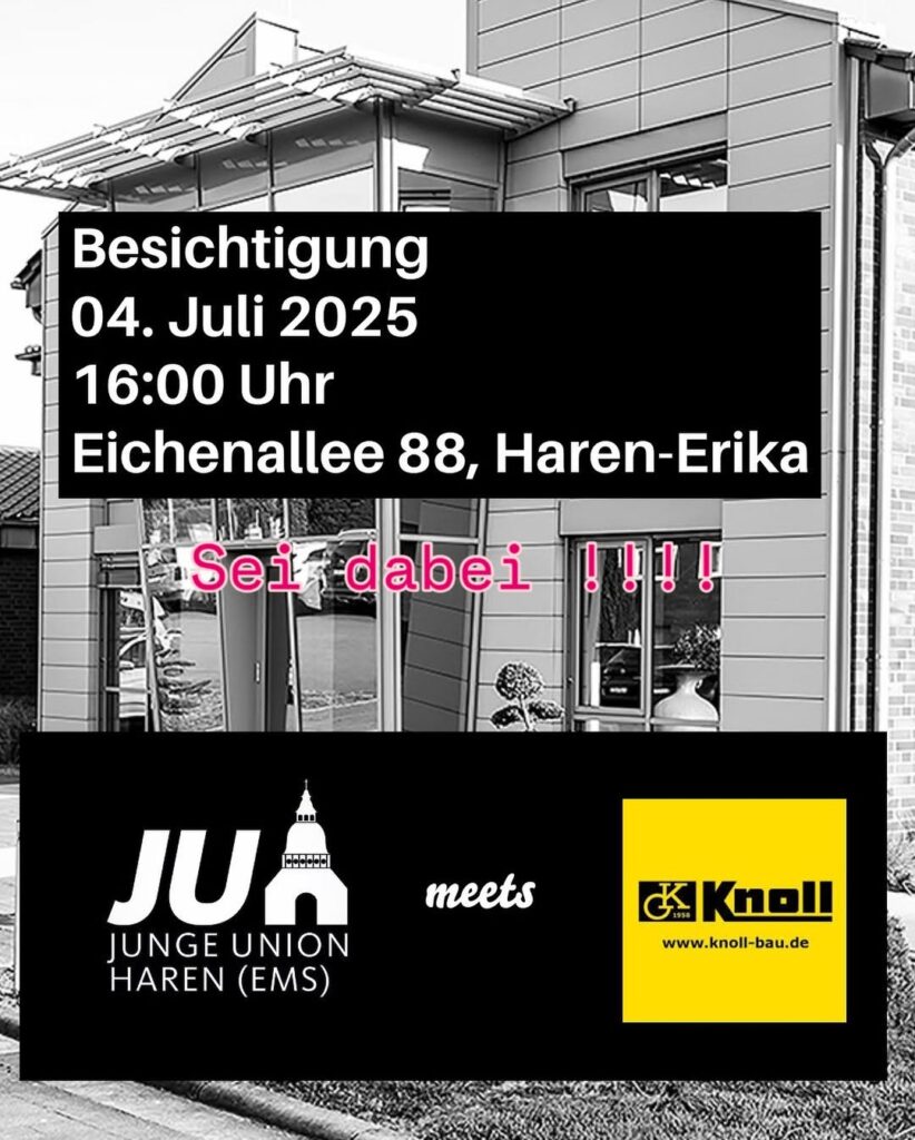 Junge Union Haren besucht Knoll Bau – Blick hinter die Kulissen des Traditionsunternehmens
