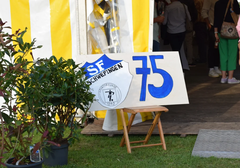 Schwefingen feiert 75 Jahre Vereinsgeschichte – Ein Sommer voller Emotionen und Ehren