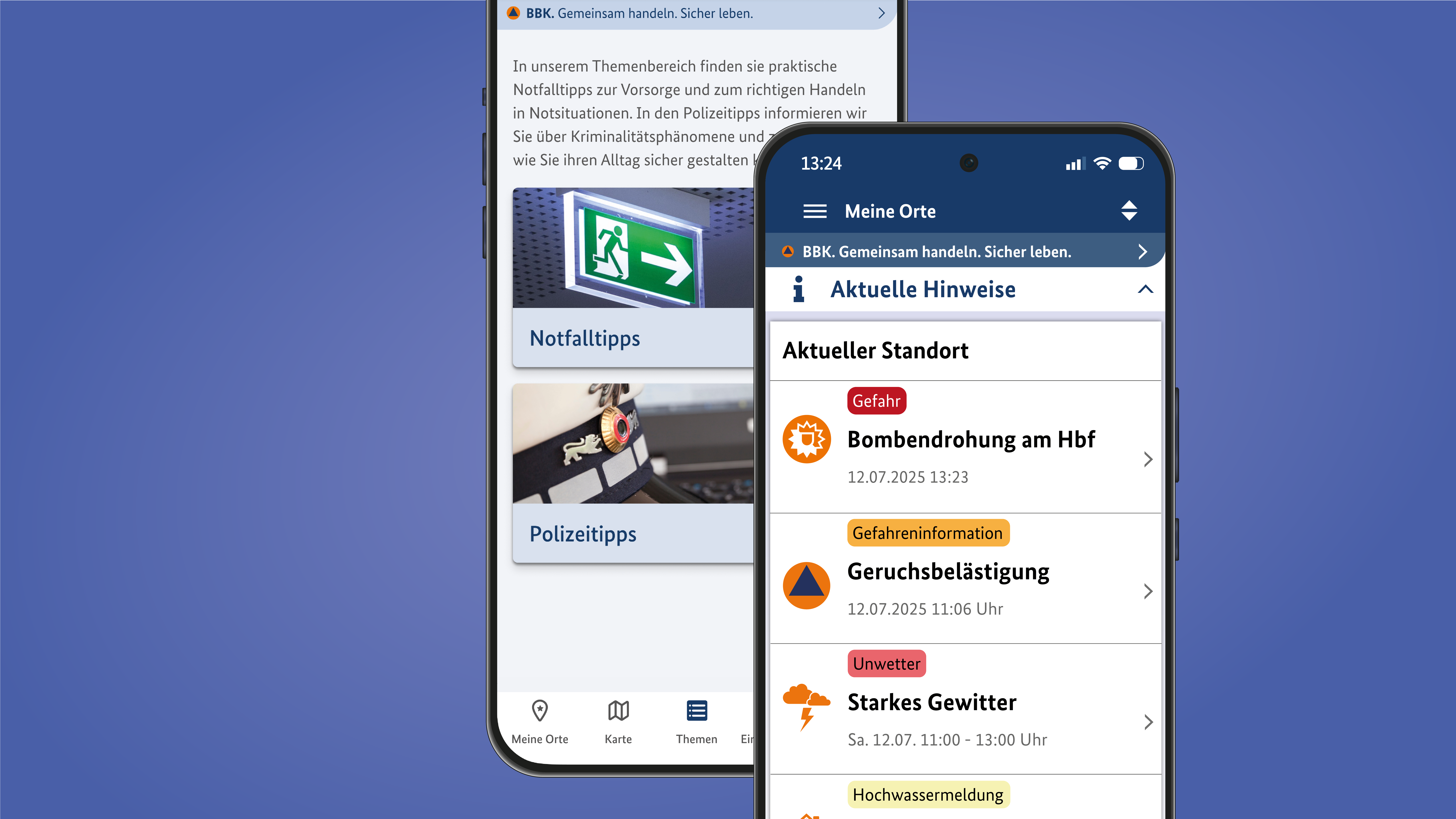 Zehn Jahre NINA – Warn-App erhält großes Update mit Polizeitipps