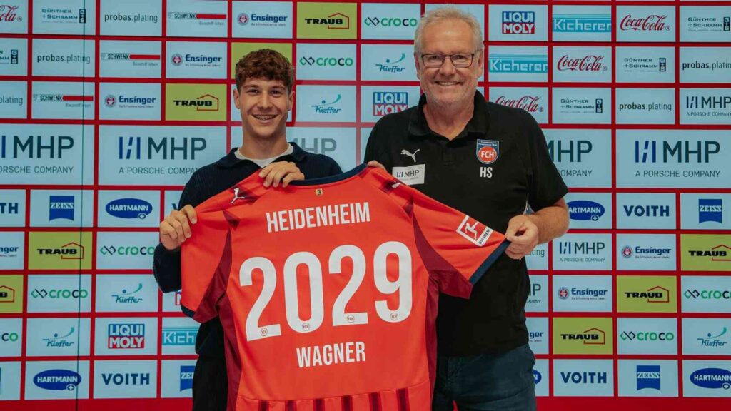FCH-Talent Yannik Wagner unterschreibt Profivertrag bis 2029