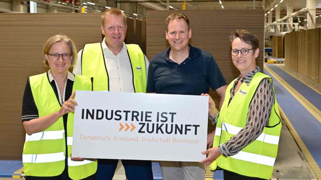 „Spätschicht: Industrie!“ bei Packners – 80 Millionen Euro für nachhaltige Wellpappeproduktion in Emsbüren