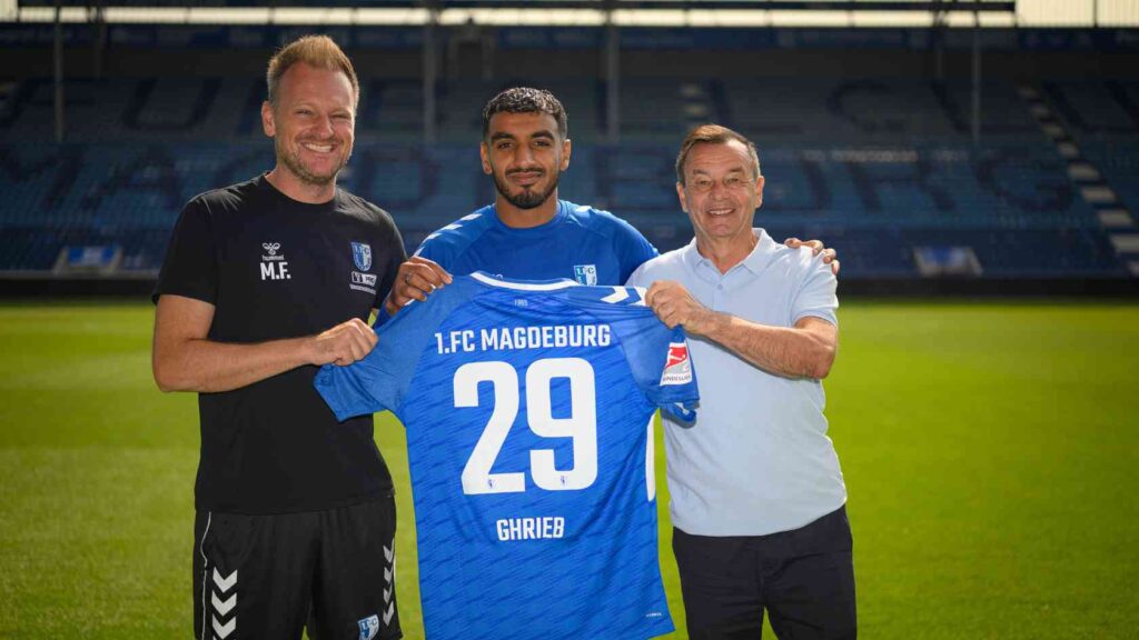 1. FC Magdeburg verpflichtet Offensivspieler Rayan Ghrieb
