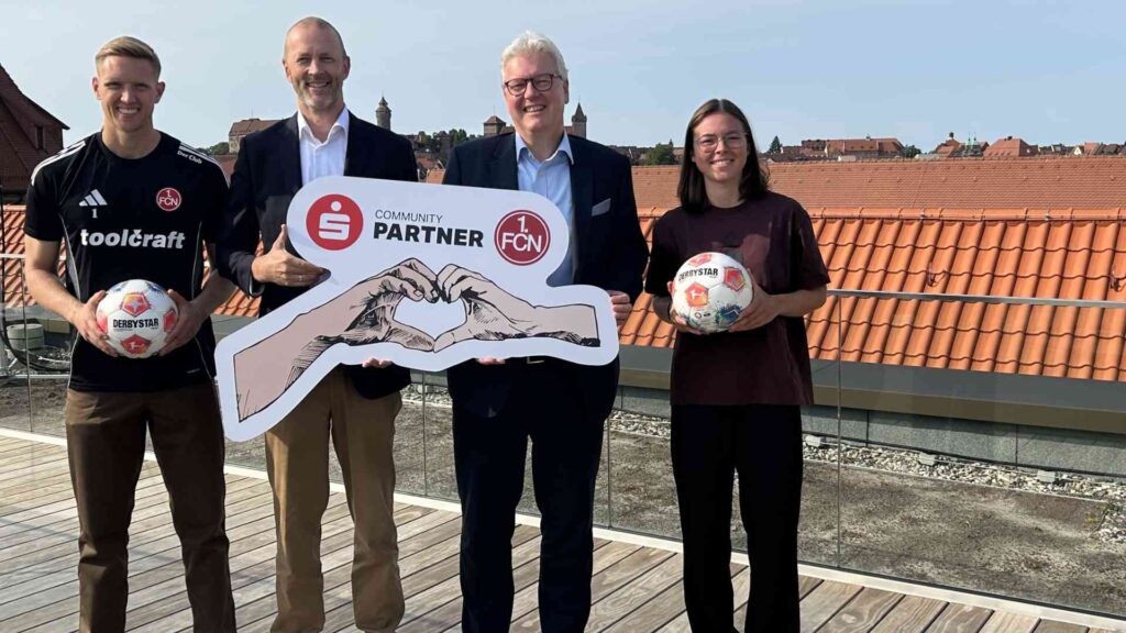 1. FC Nürnberg und Sparkasse Nürnberg verlängern Community-Partnerschaft bis 2028