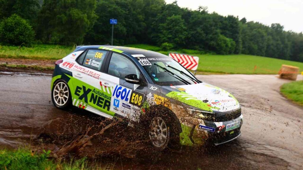 Der ADAC Opel Electric Rally Cup „powered by GSE“ startet in die zweite Saisonhälfte 2025